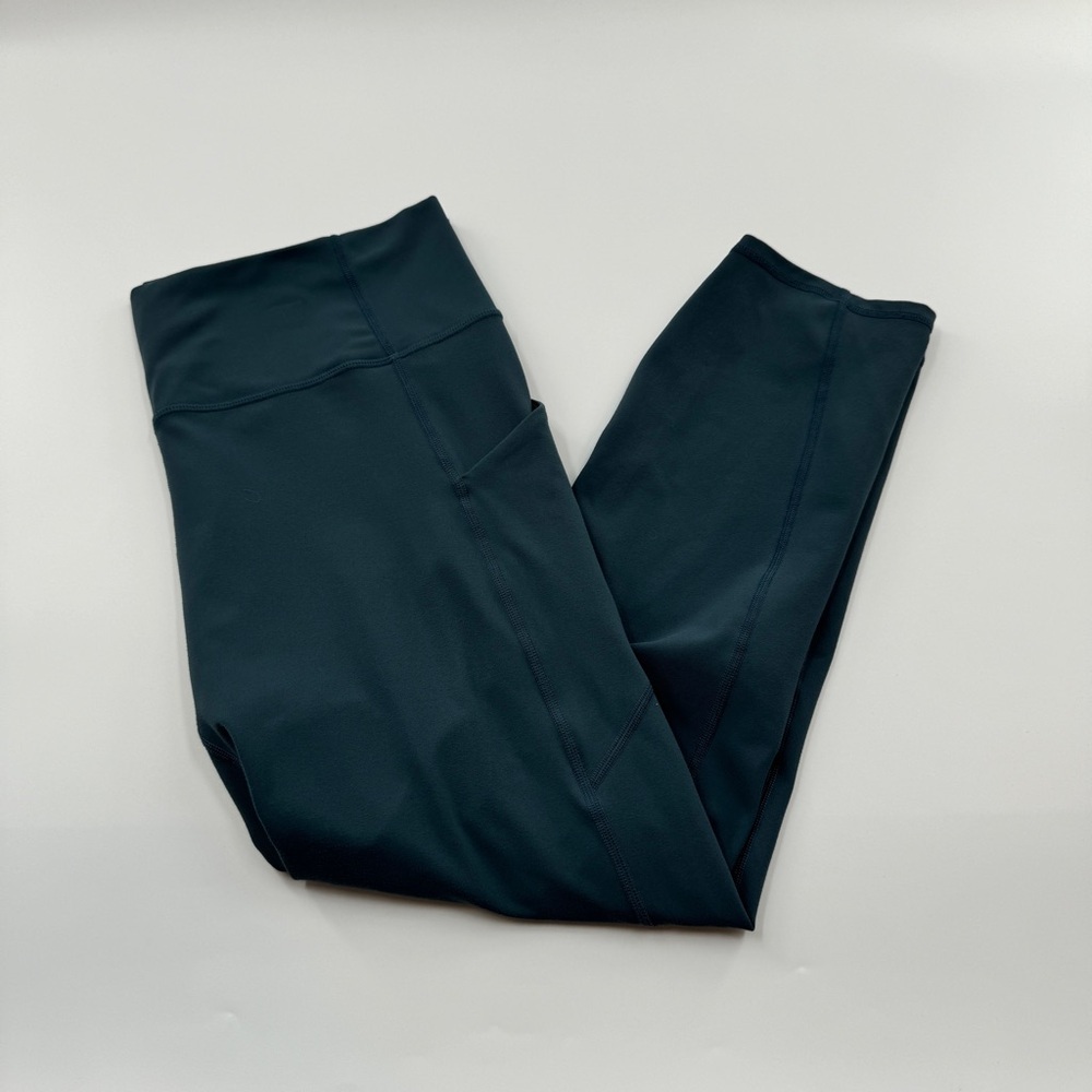 Fabletics PureLuxe High-Waisted Leggings with Side Pockets – Storm Slate